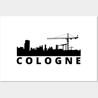 Cologne Skyline | Germany Posters and Art